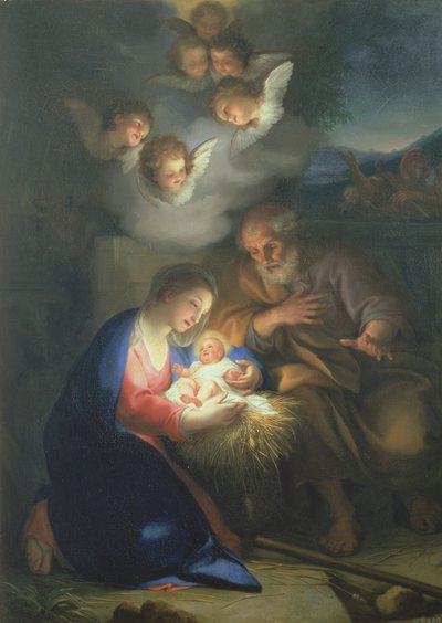 Nativity Scene by Anton Raphael Mengs
